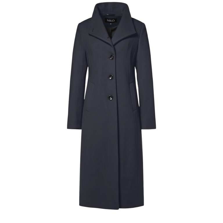 Milo Winter Coat Nada (Wool Blend) Navy Blue Ladies