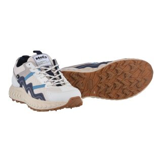 MoEa Sneaker Gen7 - Mushroom - white/blue/grey Men's