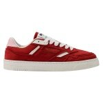 MoEa Sneaker Gen9 - Apple Red & Pink Suede - red/white