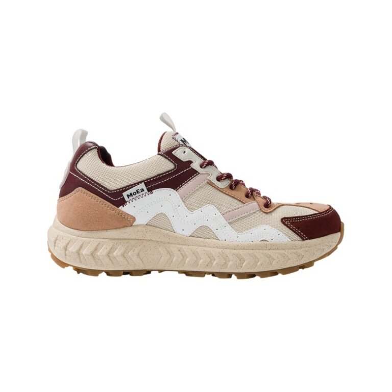 MoEa Sneaker Gen7 - Grapes Beige Wine - beige/wine red Men's