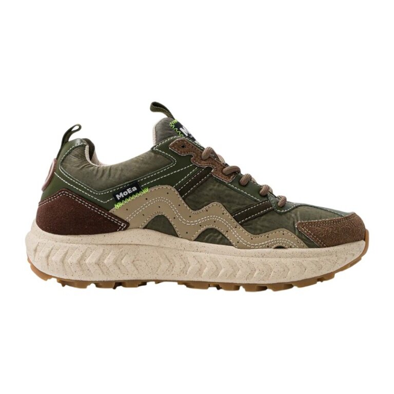 MoEa Sneaker Gen7 - Cactus Combo - dark green/brown