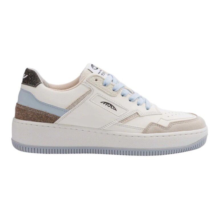 MoEa Sneaker Origin - All In - white/beige/blue