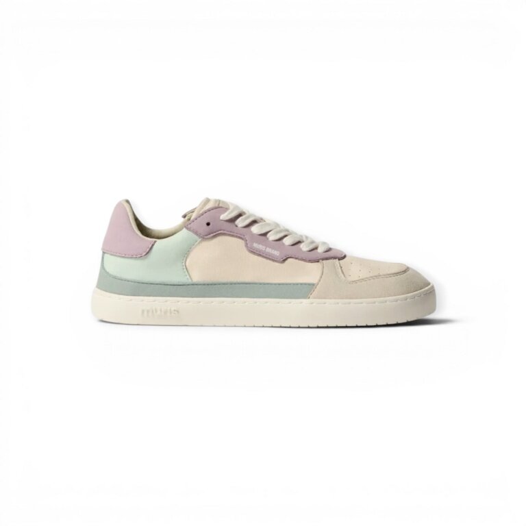 Muris Barefoot Shoes Sneakers Majorca beige/mint/purple Ladies