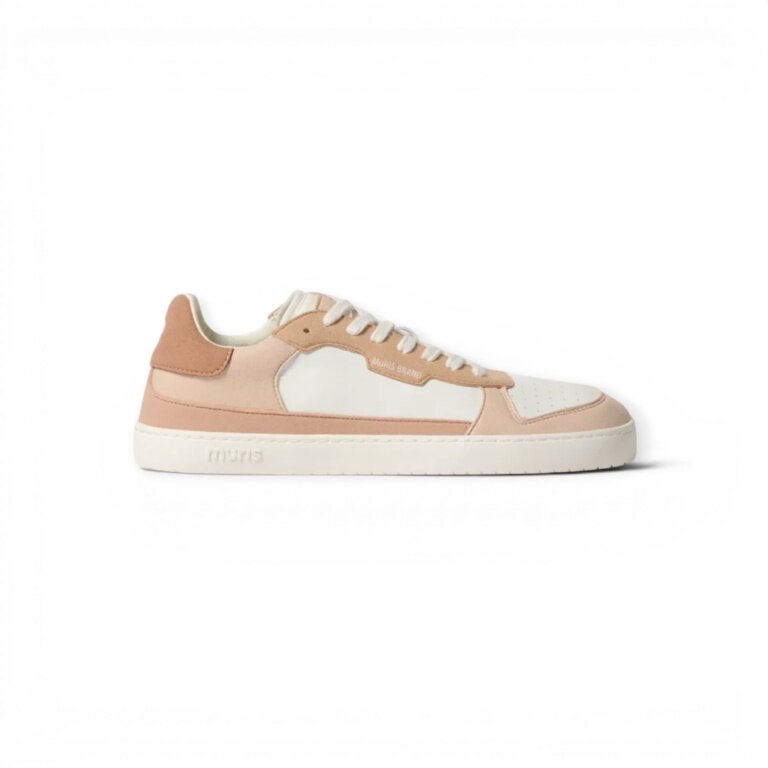 Muris Barefoot Shoes Sneakers Majorca pink/brown/white ladies