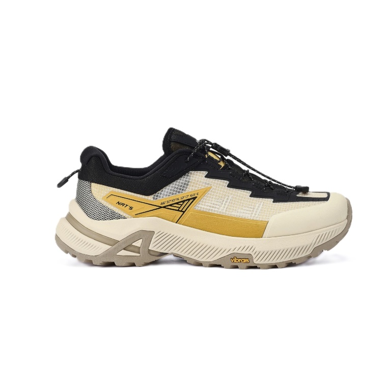 NAT's Trekking Hiking Shoes Lavaredo X (Fast-Hiking) lemon yellow/black men's