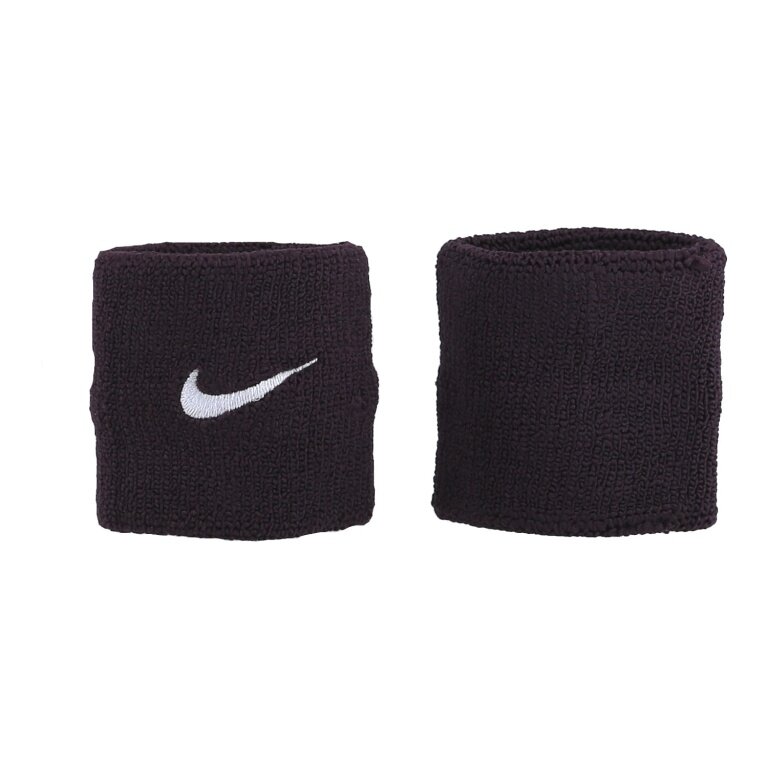 Nike Sweatband Tennis Premier Single Wrist 2025 Burgundy - 2 Pieces