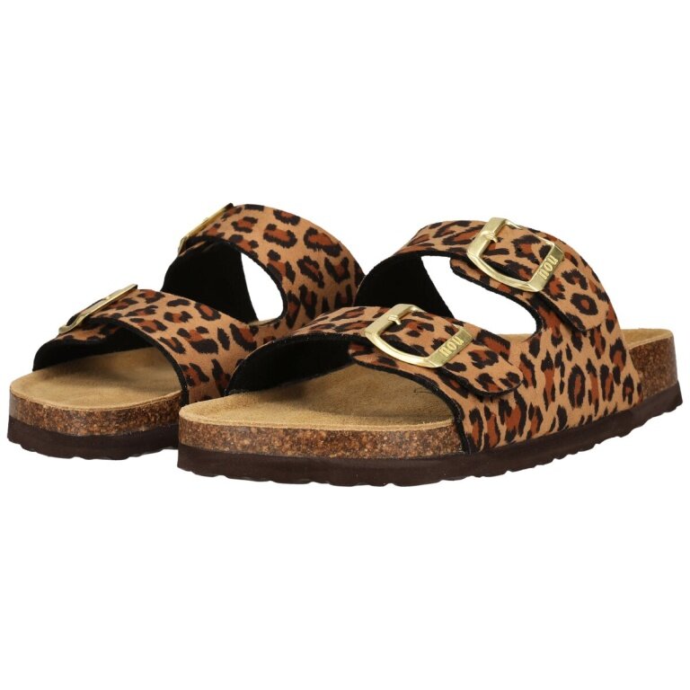NOU Sandal Whitehill V2 Cork leopard brown Ladies