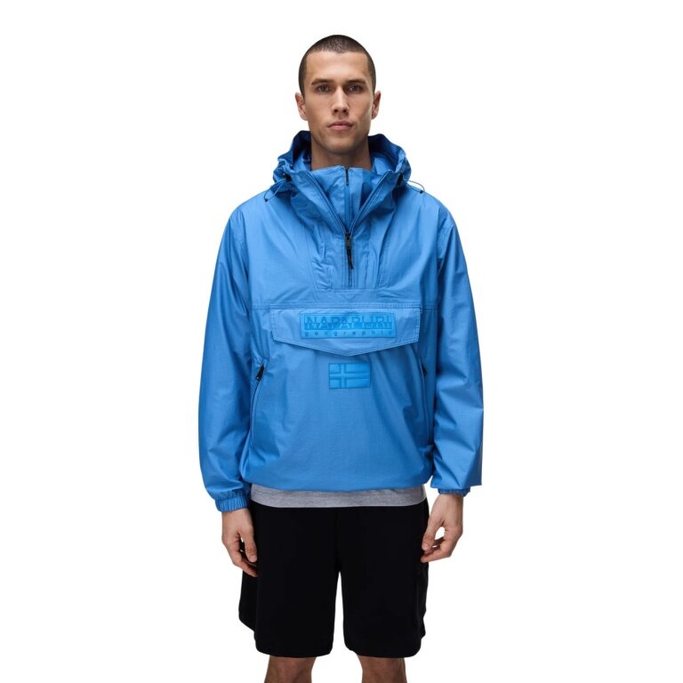 Napapijri Rainforest Next WB Transitional Jacket (Anorak, water-repellent) light blue men's
