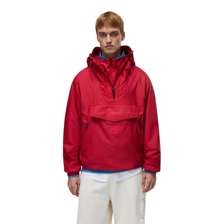 Napapijri transitional jacket Rainforest Next WB (anorak jacket, water-repellent) red men