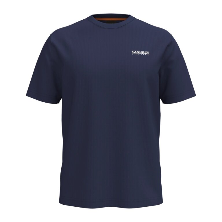 Napapijri Casual T-shirt S-Flint (Cotton) navy blue Men's