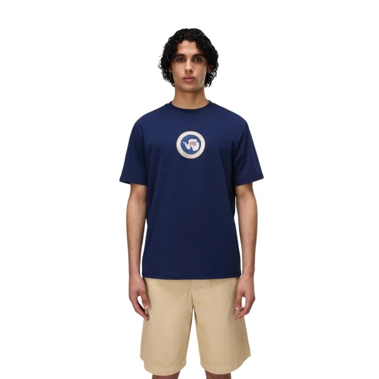 Napapijri Casual T-shirt S-Phos (Cotton) navy blue Men's