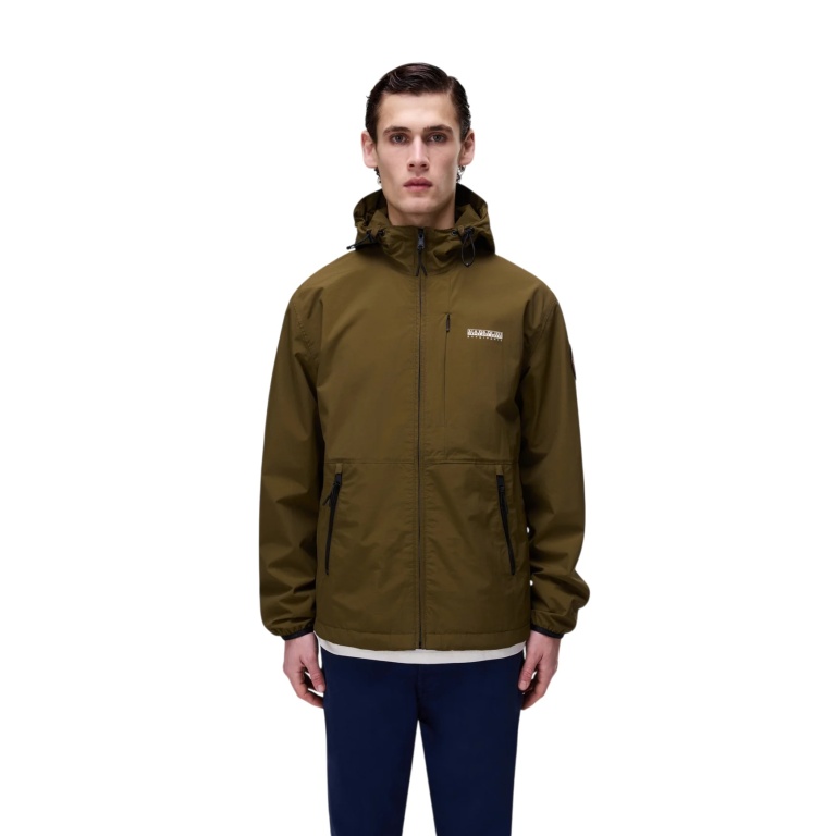 Napapijri transitional jacket A-Tundra (waterproof) dark green men's