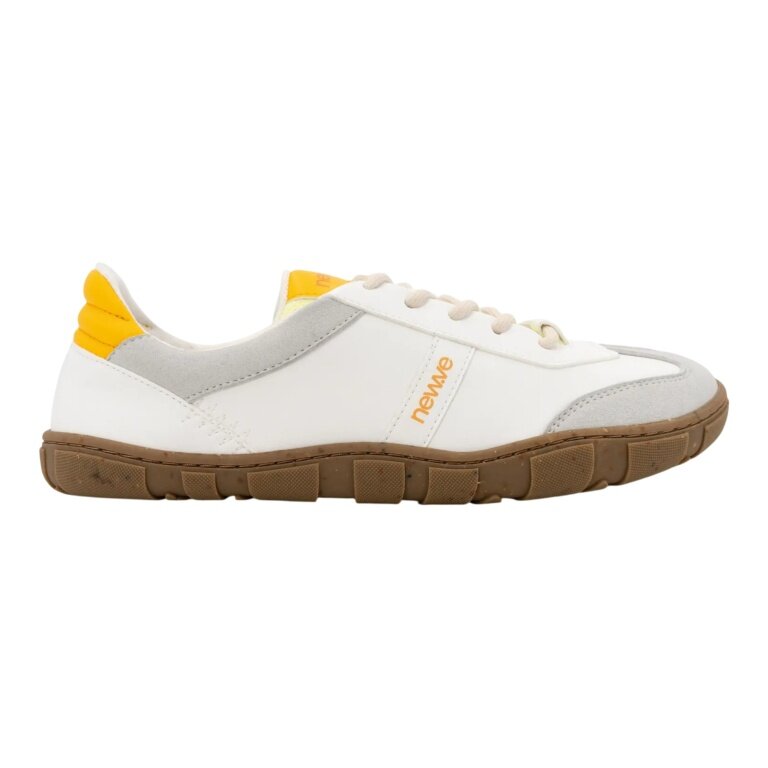 NewVe Barefoot Shoes Sneakers Breeze white/yellow