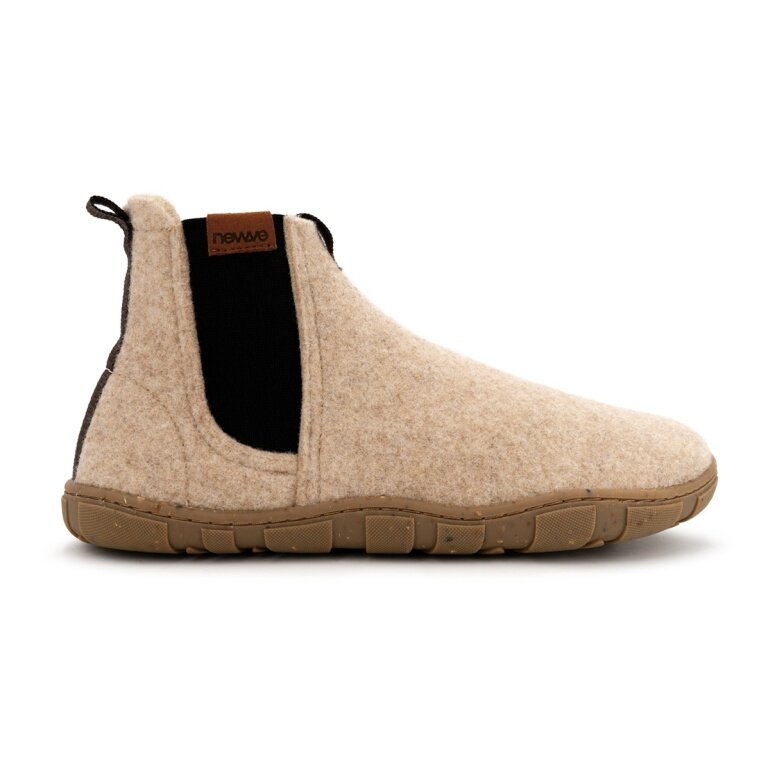 NewVe Barefoot Shoes Sneakers Skyline (Felt Wool) light brown
