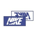 Nike Jacquard Towel Medium Graphic (100% Cotton) blue/white 80x35cm
