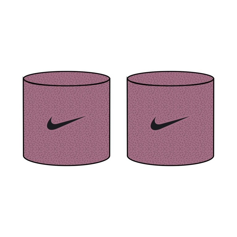 Nike Sweatband Swoosh Classic (Cotton Blend) 2026 pink/purple - 2 pieces