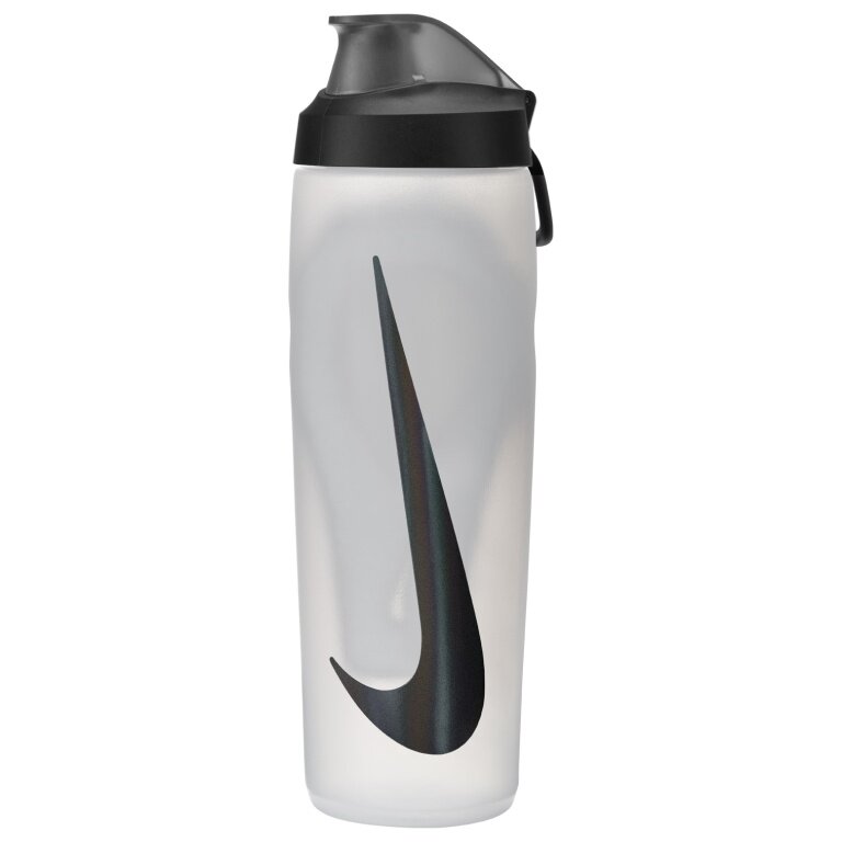 Nike Water Bottle Refuel Bottle Locking Lid transparent/black 709ml