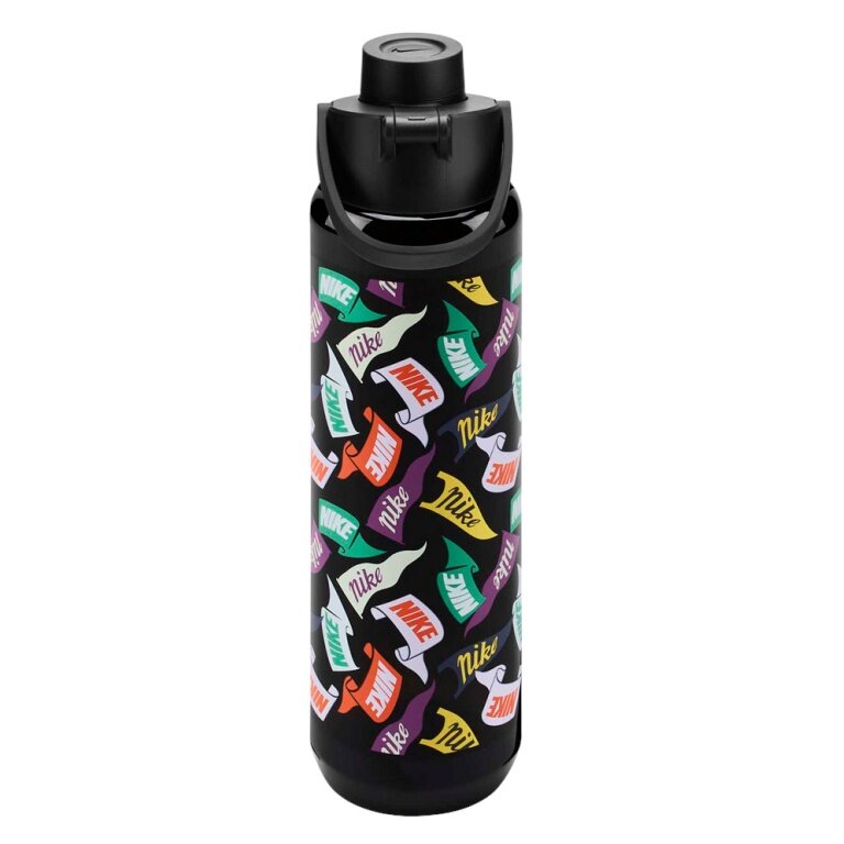 Nike Drink Bottle TR Renew Recharge Chug Bottle Graphic black/multicolour 709ml