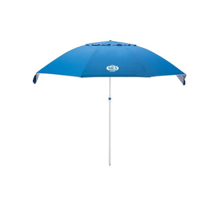 Nils Camp Beach Umbrella NC7822 XL (UV Protection) blue - 220x190x125cm