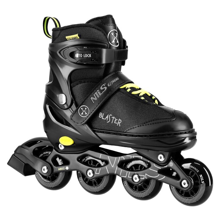 Nils Extreme Inline Skates Blaster (Wheels: 70/72mm/82A, Bearings: ABEC 7) black ladies