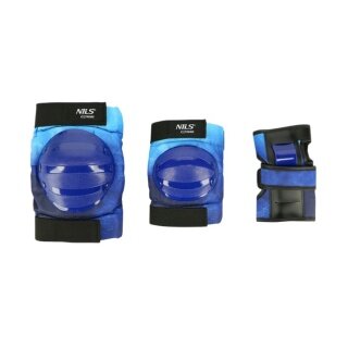 Nils Extreme Protective Gear Set H734 (2x Knee Pads, 2x Elbow Pads, 2x Wrist Guards) - 6 Piece Set