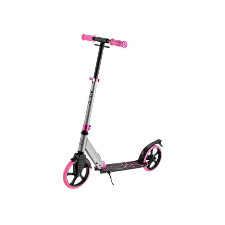 Nils Extreme Scooter HM127 (foldable scooter, bearings: ABEC 7) silver/pink - children