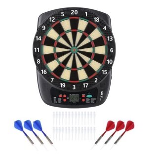 Nils Fun Electronic Dartboard TDE03 for up to 8 players (including 6 darts)