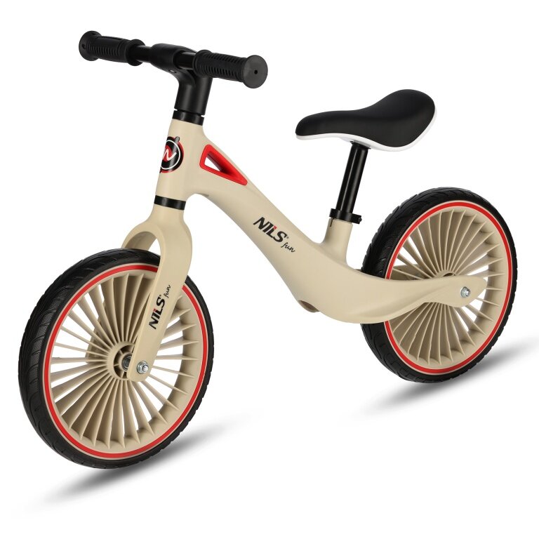 Nils Fun Balance Bike RB138 (12-inch wheels) beige/black