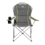 Nils Camp Camping Chair NC3080 (maximum user weight 130 kg) grey/yellow