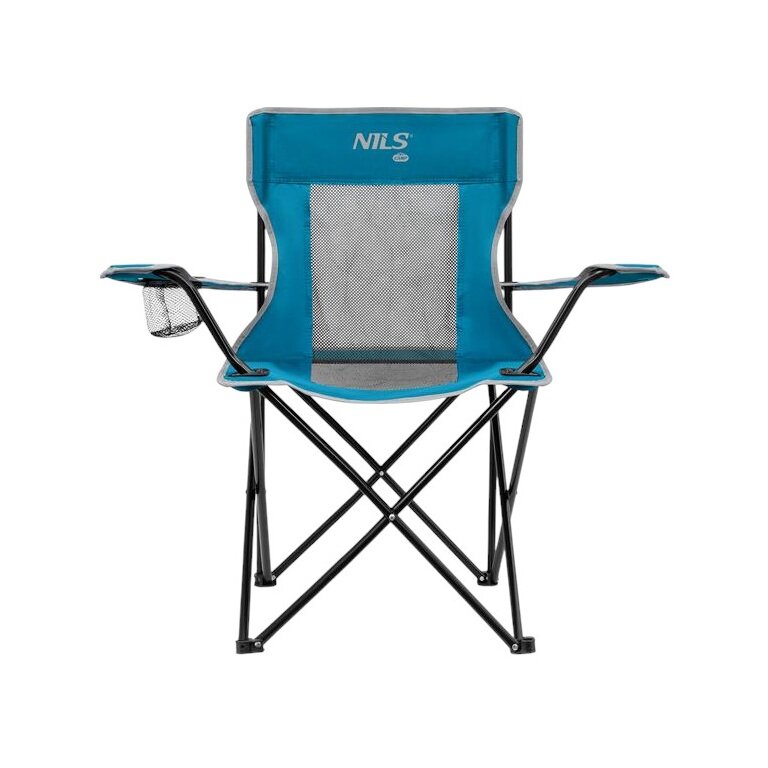 Nils Camp Camping Chair NC3302 (Maximum user weight 110 kg) grey/blue