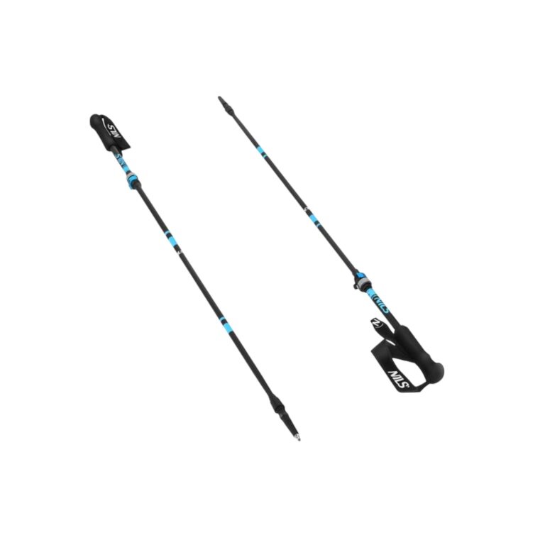 Nils Camp Trekking Poles TK8604 (Adjustable Hiking Poles) black/blue - 2 pieces