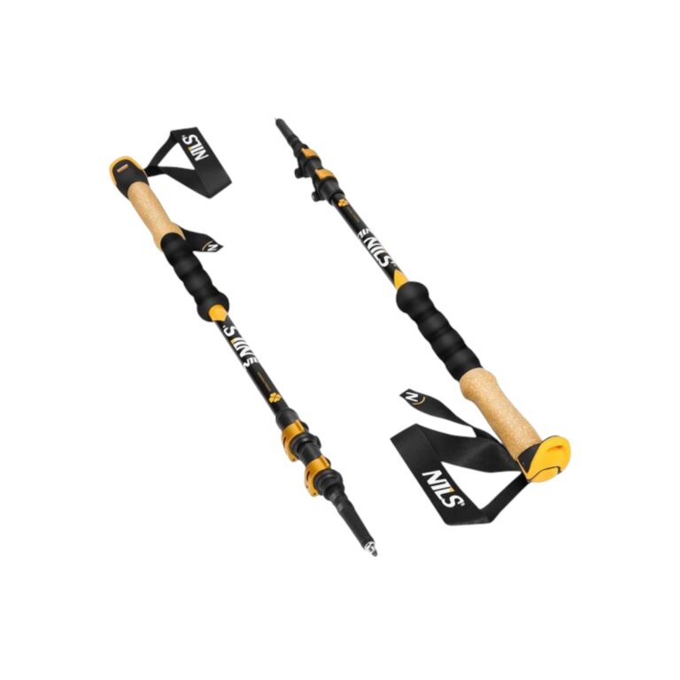 Nils Camp Trekking Poles TK8605 (Adjustable Hiking Poles) black/gold - 2 pieces
