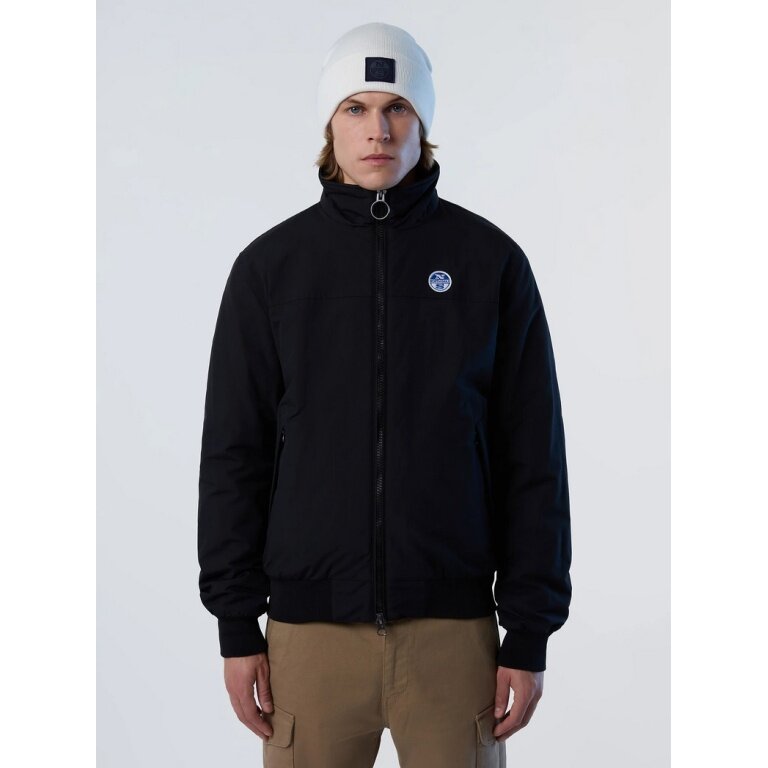 North Sails Transition Jacket Sailor Jacket (Stand-up collar, waterproof, windproof) black Men