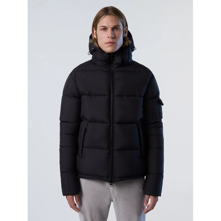 North Sails Winter Jacket Beam Puffer Jacket (waterproof, warm thanks to down filling) black Men