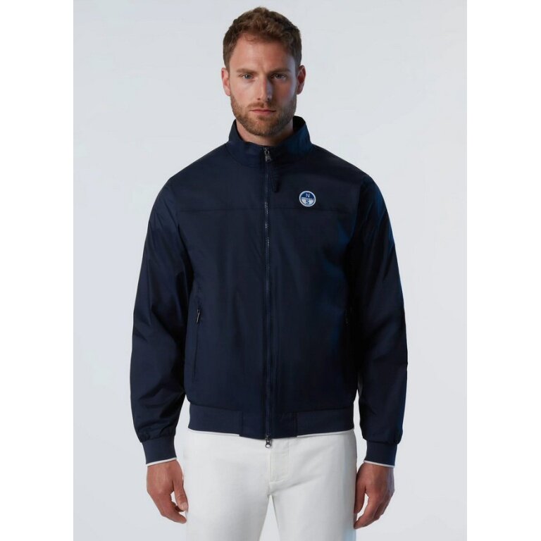 North Sails Transition Jacket Sailor 2.0 (stand-up collar, water-repellent, lightweight) navy blue Men