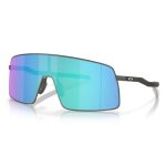 Oakley Sutro ti sunglasses (lens colour: Prizm sapphire) Satin lead - 1 pair of glasses with hard case