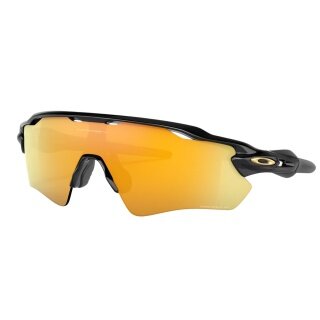 Oakley Sunglasses Radar EV Path Polarised (Lens Colour: Prizm 24k Polarised) glossy black - 1 pair of glasses with hard case