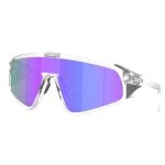Oakley Latch panel sunglasses (lens colour: Prizm violet) transparent matte - 1 pair of glasses