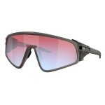 Oakley Latch panel sunglasses (lens colour: Prizm snow sapphire) 2025 smoke grey matte - 1 pair of glasses