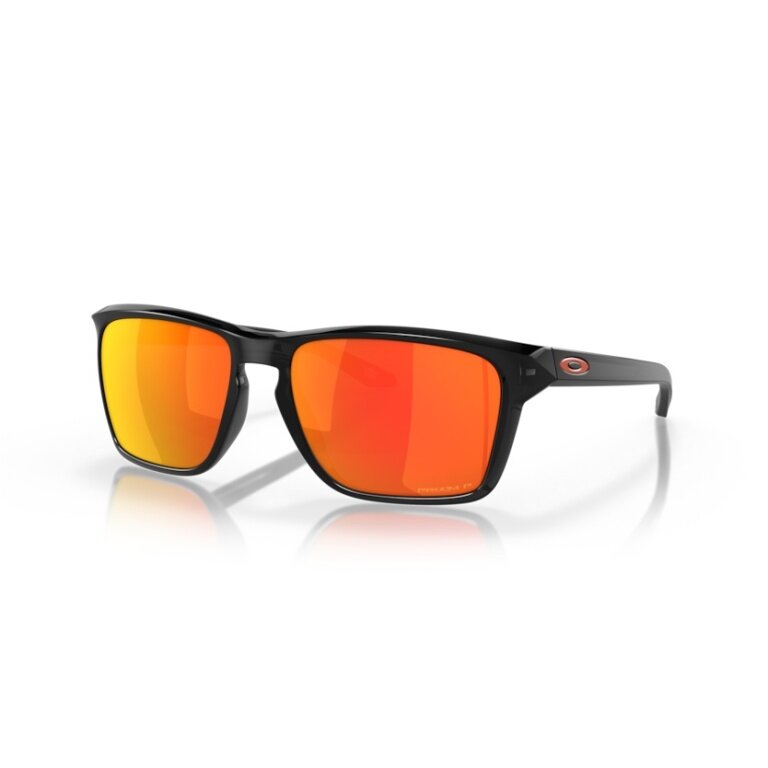 Oakley Sunglasses Sylas Polarised (Lens Colour: Prizm Ruby Polarised) in Black - 1 Pair of Glasses