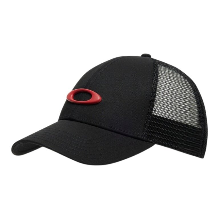 Oakley Cap Trucker Ellipse deep black/red - 1 piece