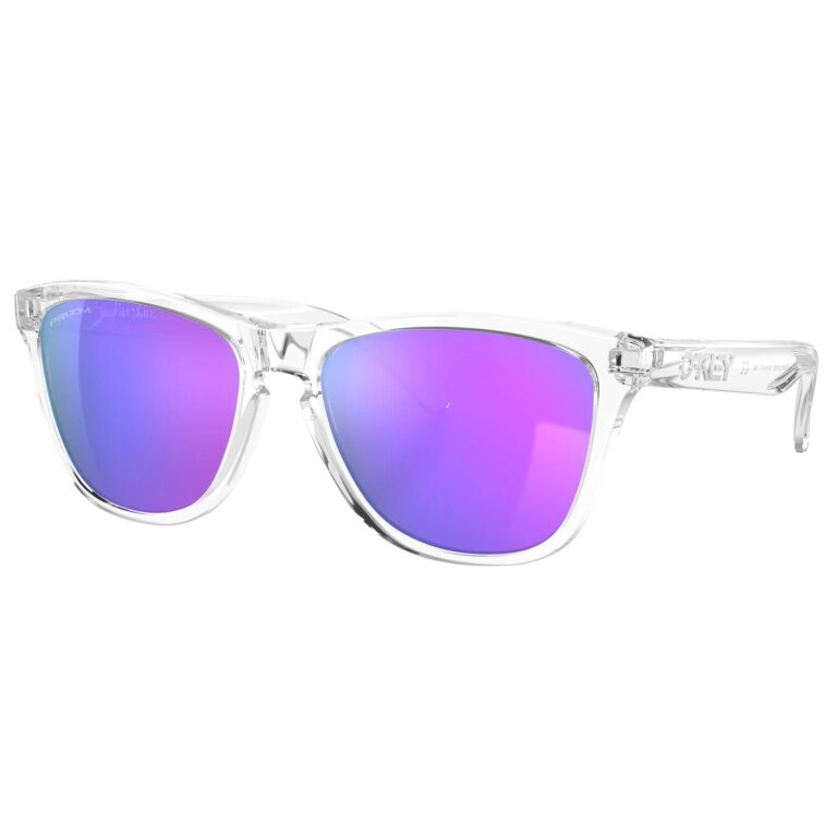 Oakley sunglasses Frogskins (lens colour: Prizm violet) transparent glossy/purple 9013H7 - 1 pair of glasses