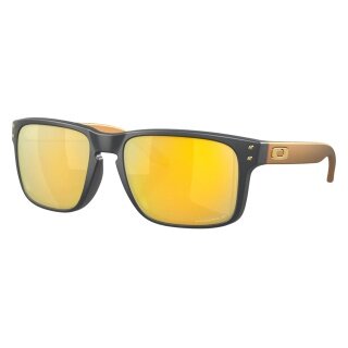Oakley Holbrook Sunglasses Polarised (Lens Colour: Prizm 24k Polarized) matte carbon grey - 1 pair of glasses
