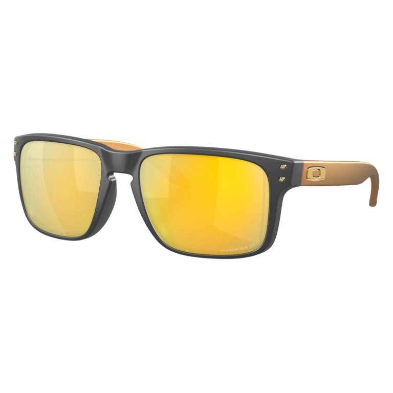 Oakley Holbrook Sunglasses Polarised (Lens Colour: Prizm 24k Polarized) matte carbon grey - 1 pair of glasses
