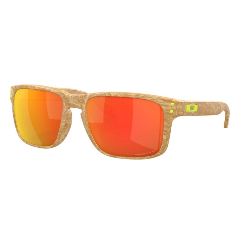 Oakley Holbrook Polarised Sunglasses (Lens Colour: Prizm Ruby Polarised) matte beige/brown - 1 pair of sunglasses