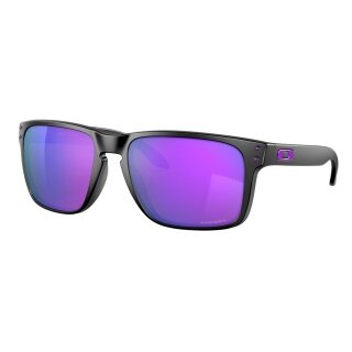Oakley Holbrook XL Sunglasses (Lens Colour: Prizm Violet) Matte Black - 1 Pair of Glasses