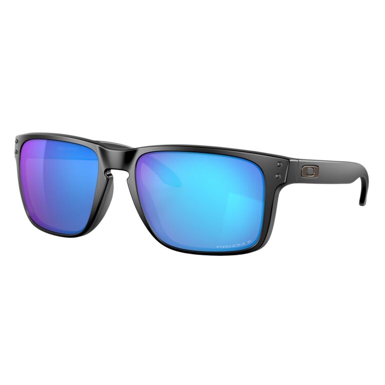 Oakley Holbrook XL Polarised Sunglasses (Lens Colour: Prizm Sapphire Polarised) Matte Black - 1 Pair of Glasses