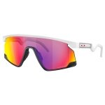 Oakley sunglasses Bxtr (lens colour: Prizm road) matte white - 1 pair of glasses