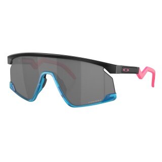 Oakley sunglasses Bxtr (lens colour: Prizm black) matte black/pink - 1 pair of glasses