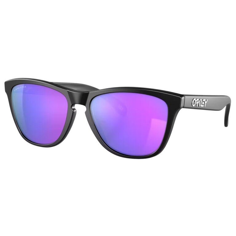 Oakley Sunglasses Frogskins (Lens Colour: Prizm Violet) matte black/purple 9013H6 - 1 pair of glasses